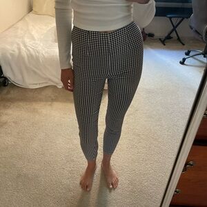 Black and white gingham pants!